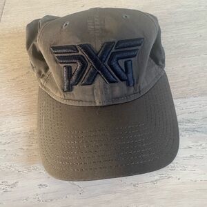 New Era PXG Olive hat with Black Embroidered Logo